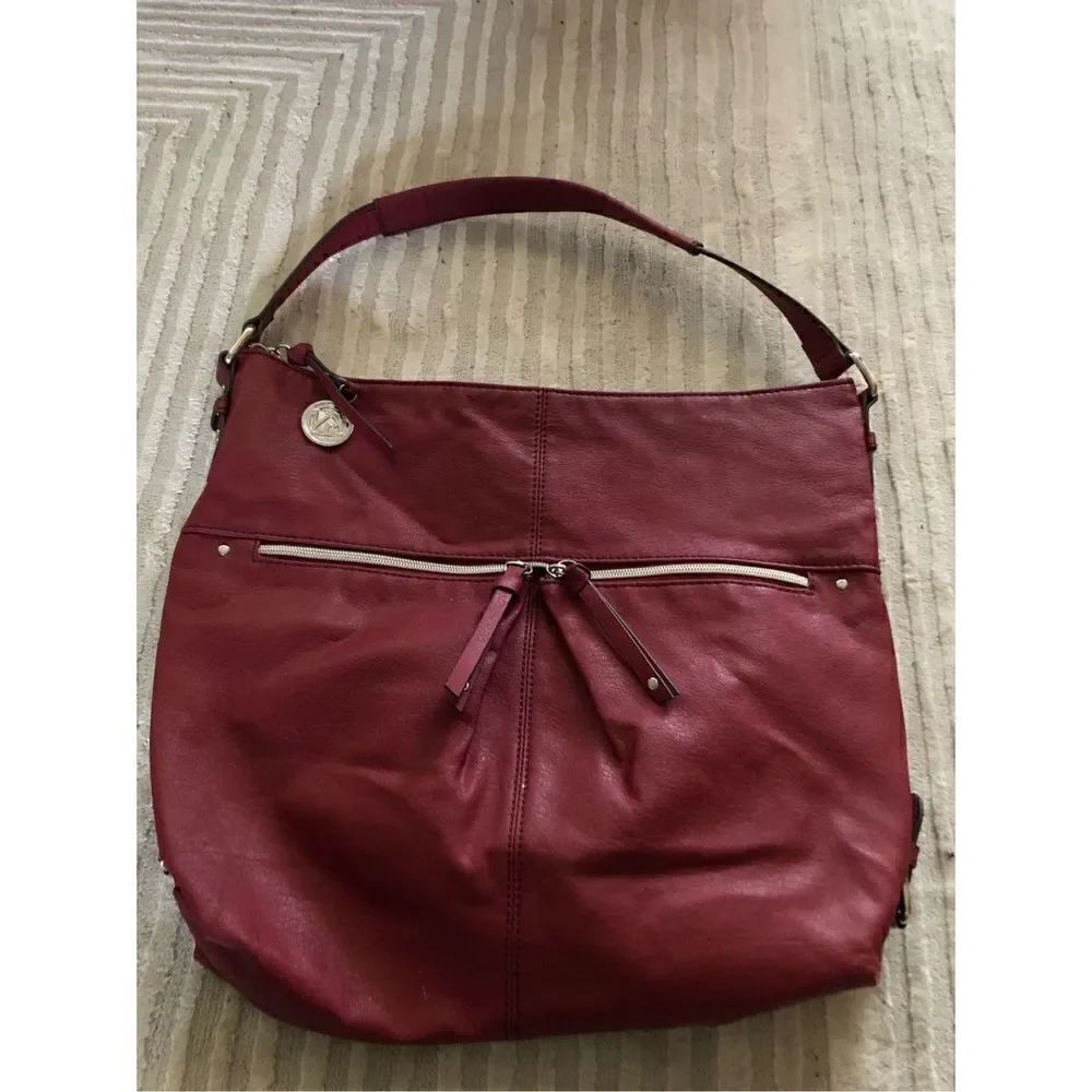 Relic Red Shoulder Bag Purse 15x13”